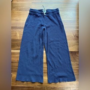 MATE the Label organic thermal wide leg pants.